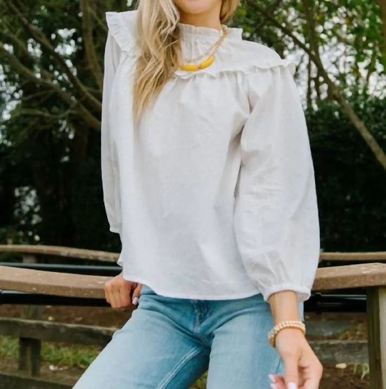 Deep Discounts Robin Top In Ivory
