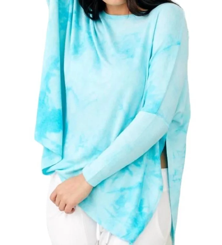 Unbeatable Prices Soft Stretch Oversized Scoop Tie Dye In Surf