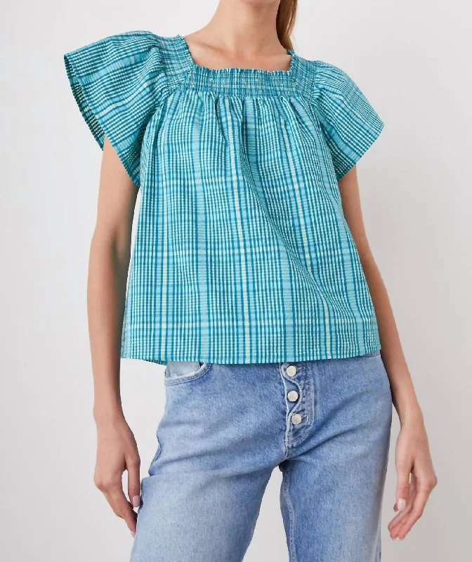 Deal Explosion Sonora Top In Augusta Mini Check