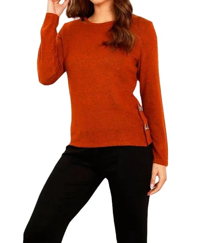 Early Access Supersoft Grommet Top In Spice