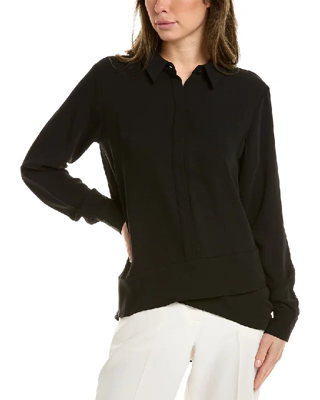 Buy More, Save More T Tahari Dropped-Shoulder Blouse