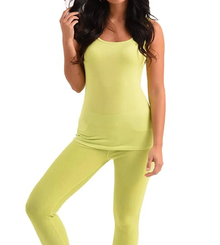 Incredible Offers Tank Top In Lime