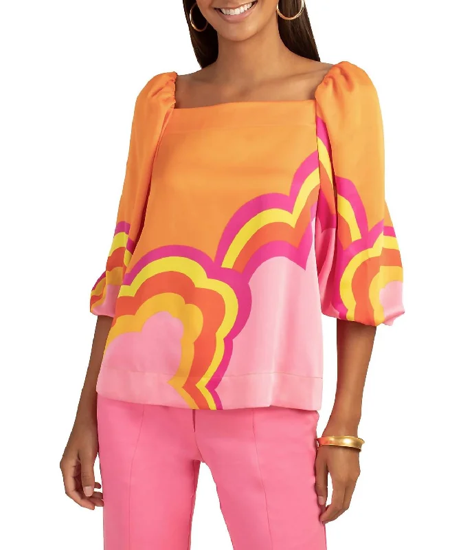 Limited Time Discount Veil Top In Multi