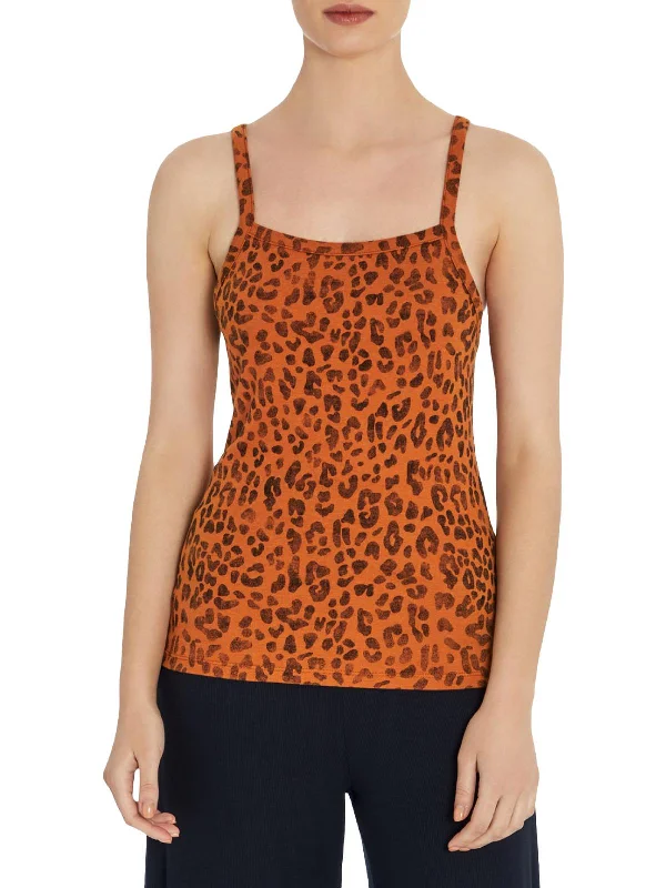 Super Bargain Womens Animal Print Knit Cami