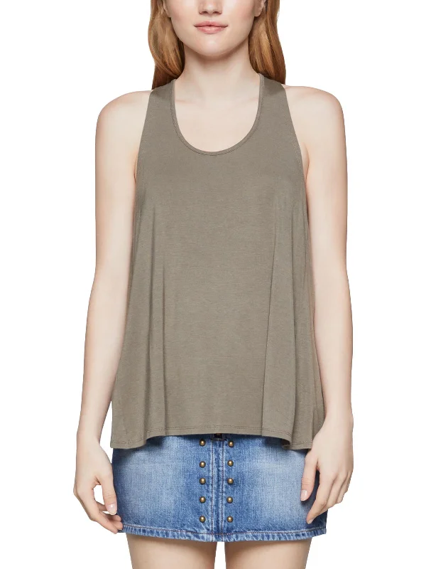 Take Advantage Womens Criss-Cross Back Sleeveless Tank Top