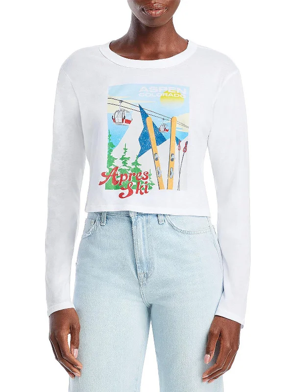 One-DAY Sale Womens Graphic Crewneck Graphic T-Shirt