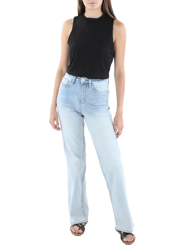 Mega Deal Womens Mock Neck Short Cropped