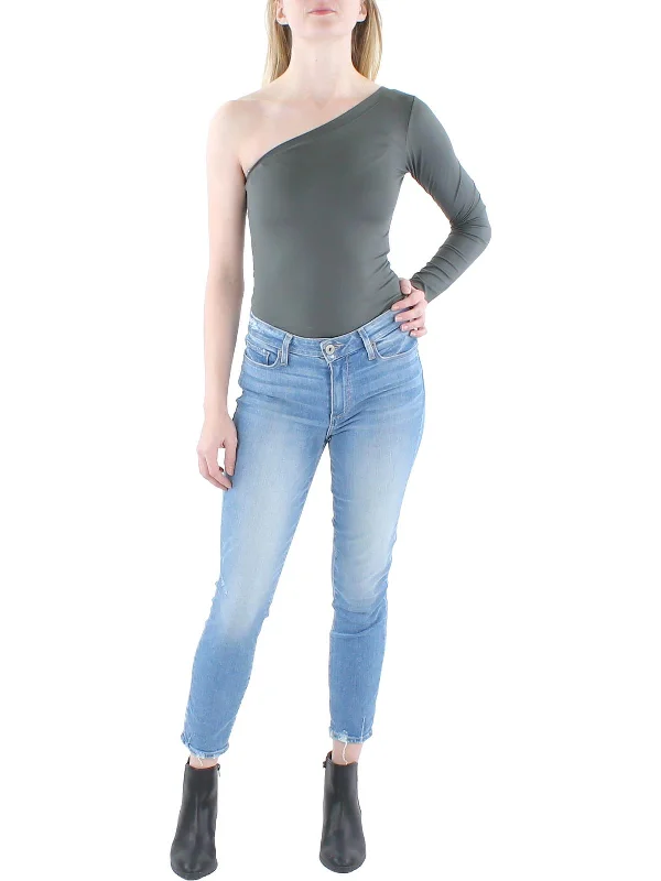 Must-Have Deals Womens One Sleeve Thong Bodysuit