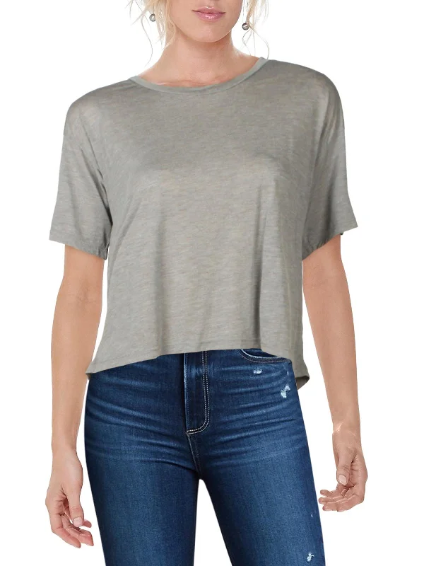 Limited Quantity Womens Round Neck Short Sleeve T-Shirt
