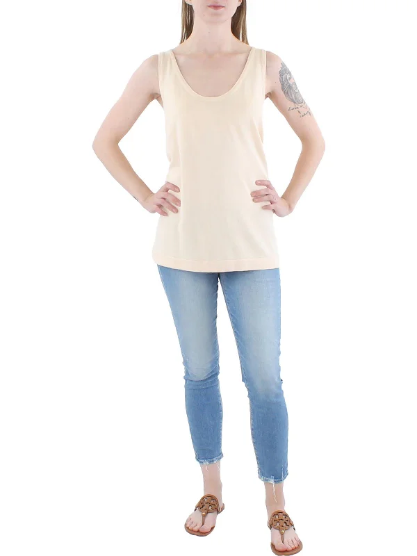 Super Savings Womens Scoop Neck Sweater Tank Top