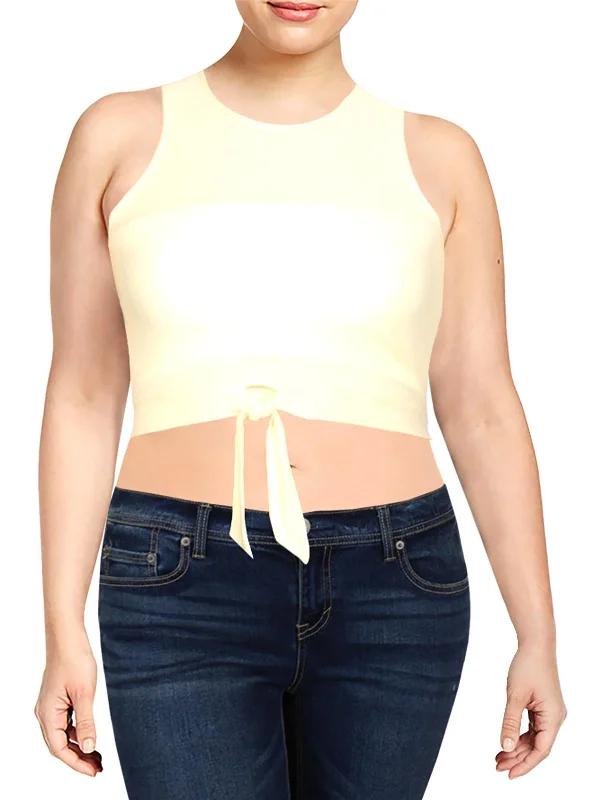 Anniversary Sale Womens Solid Sleeveless Top