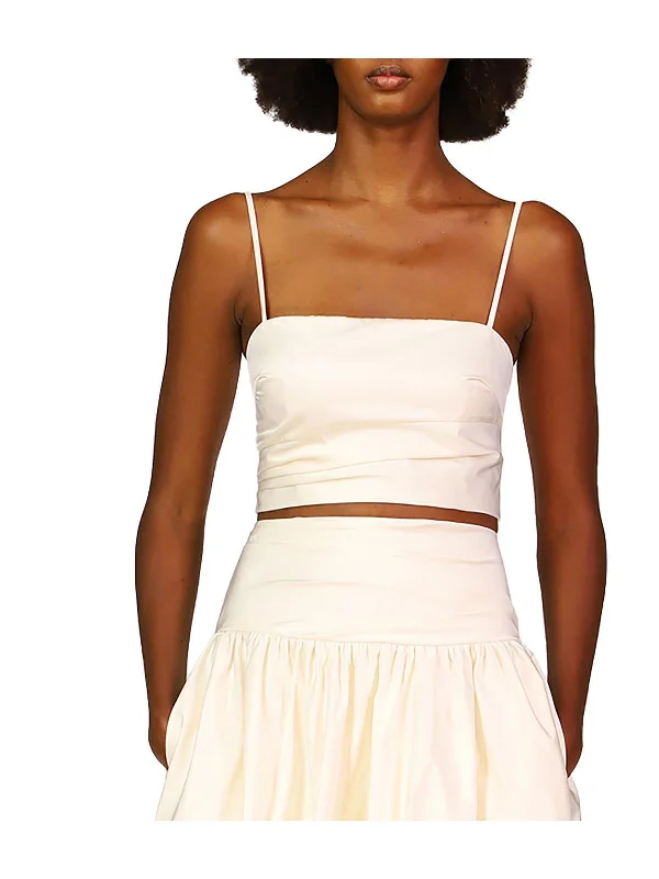 Special Price Womens Spaghetti Strap Cami Cropped