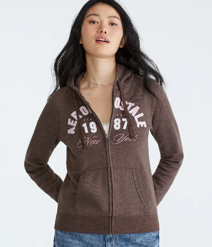 Bargain Prices Aeropostale 1987 Full-Zip Hoodie
