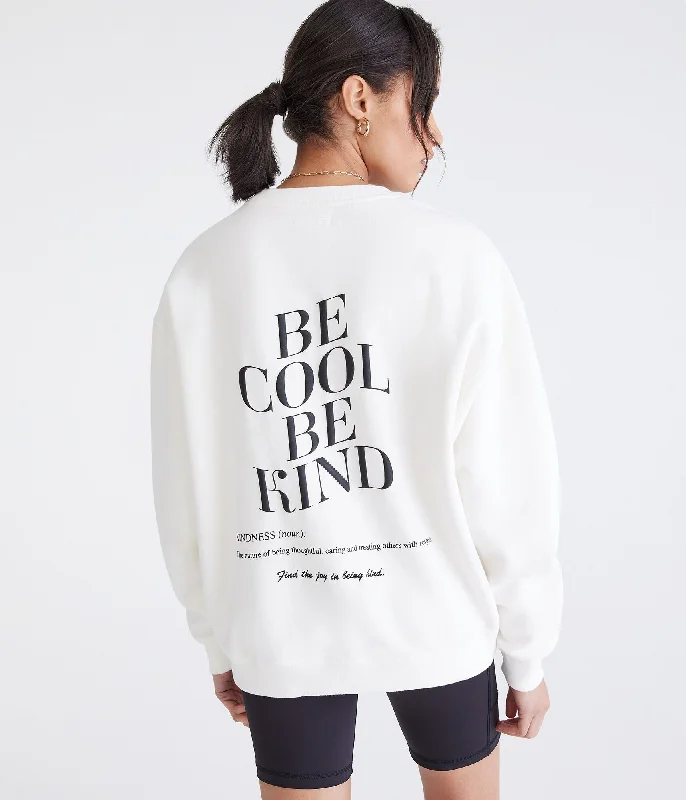 Today's Special Aeropostale Be Cool Be Kind Oversized Crew Sweatshirt