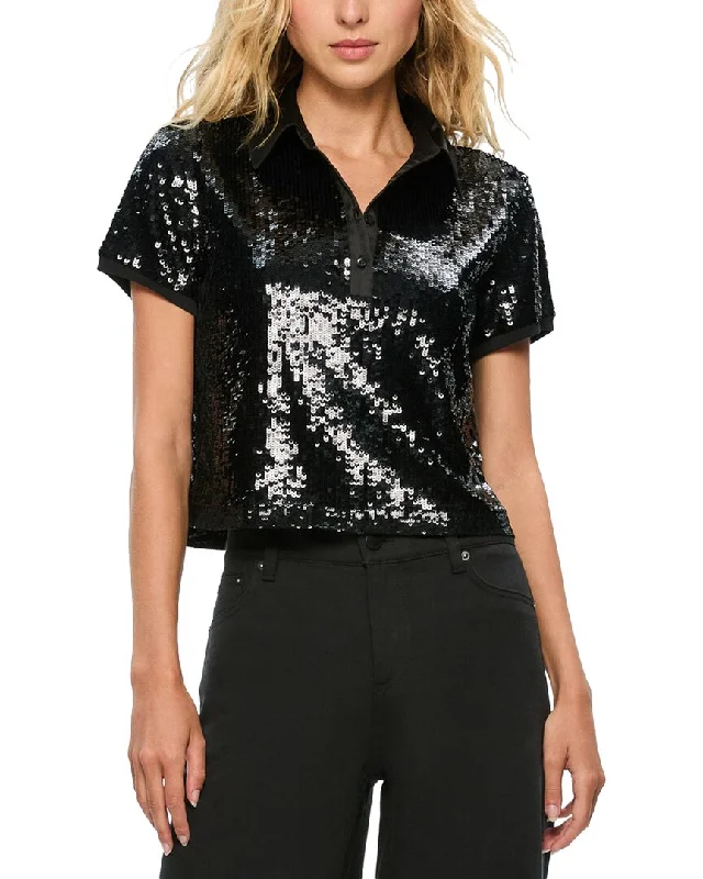 Year-End Sale alice + olivia Kit Sequin Shirt
