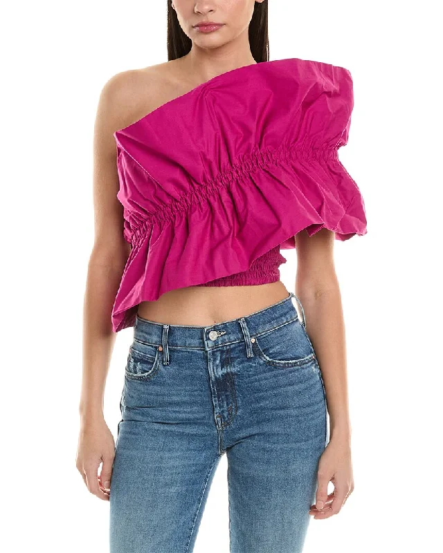 Limited Stock ALPHA STUDIO Smocked Bandeau Top