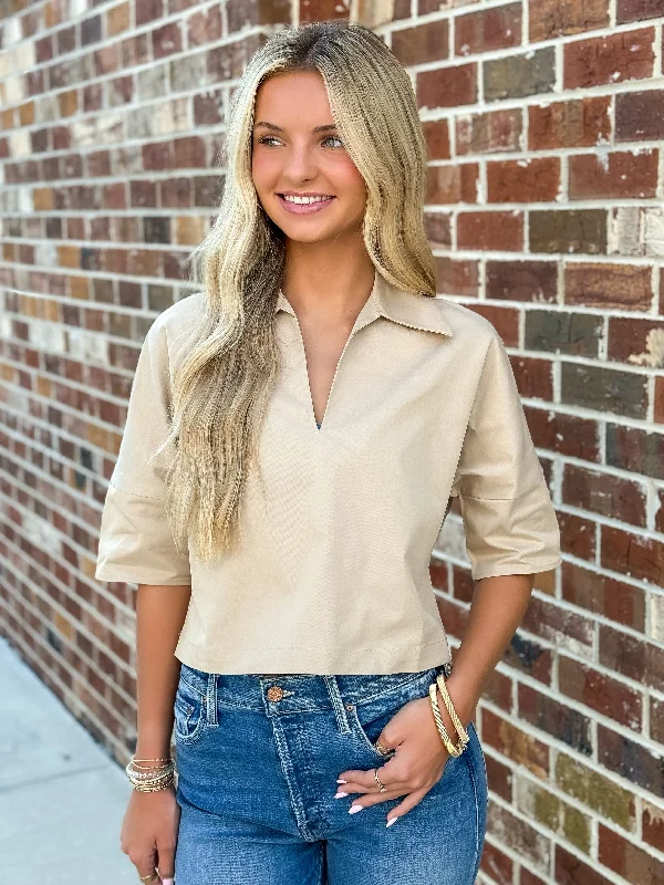 Online Only Bryce Top (Khaki)