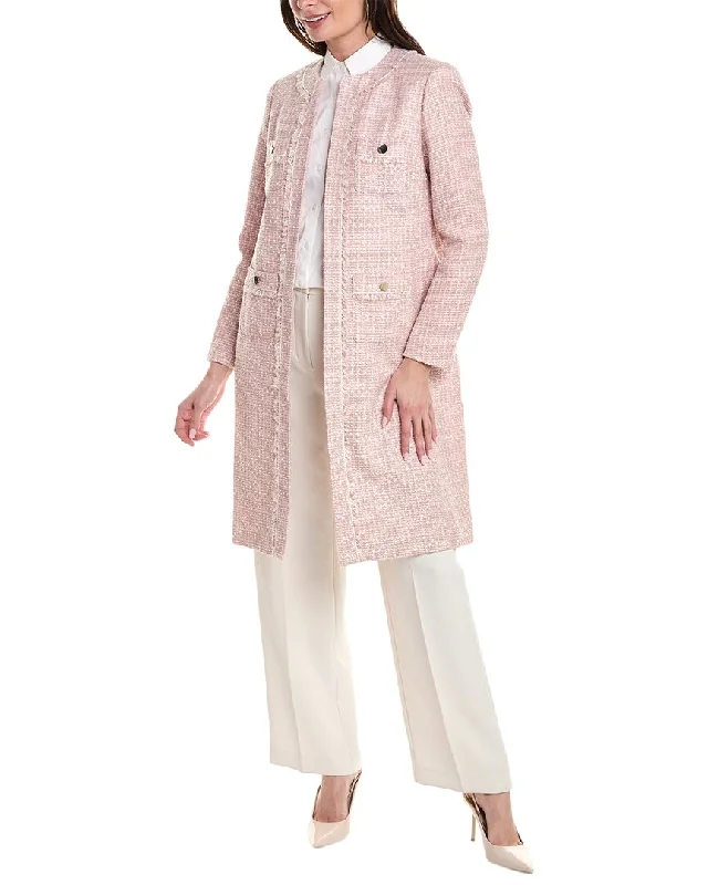 Early Access Anne Klein Four-Button Patch Pocket Topper