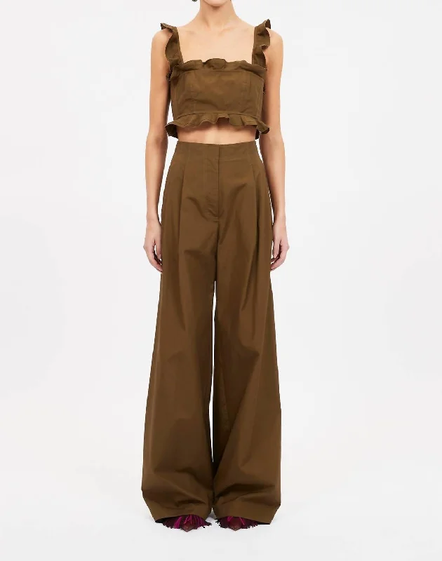 Stock Clearance Belle Top In Militaire