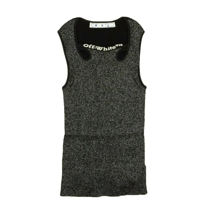 Now or Never Black Shiny Logo Tank Top