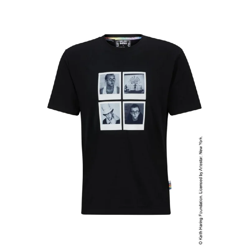 Price Break BOSS x Keith Haring gender-neutral T-shirt with photographic artwork