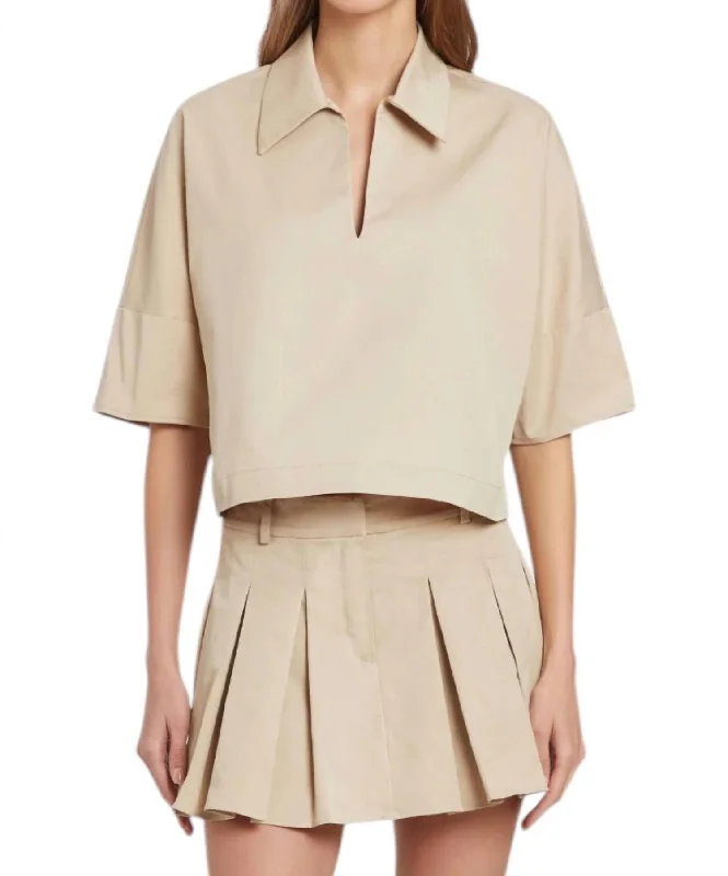 Loyalty Reward Bryce Top In Khaki