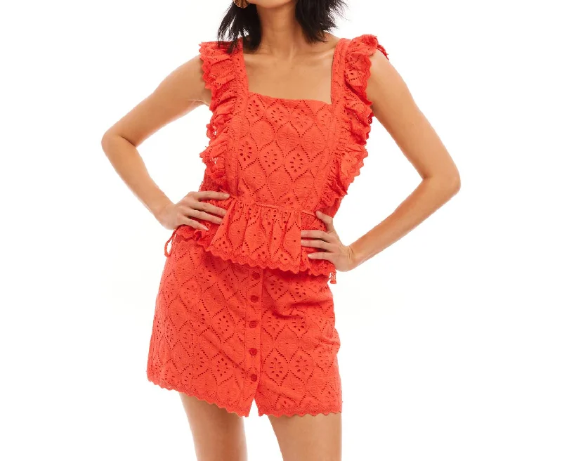 Great Deals Callie Top In Coral