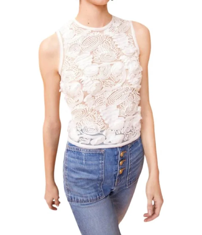 Take Advantage Carmen Top In Cowrie