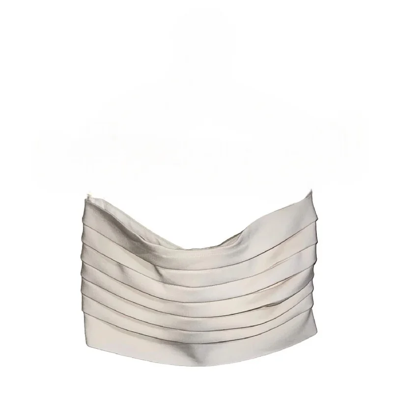 Buy More, Save More Cecco Strapless Top In Pearl
