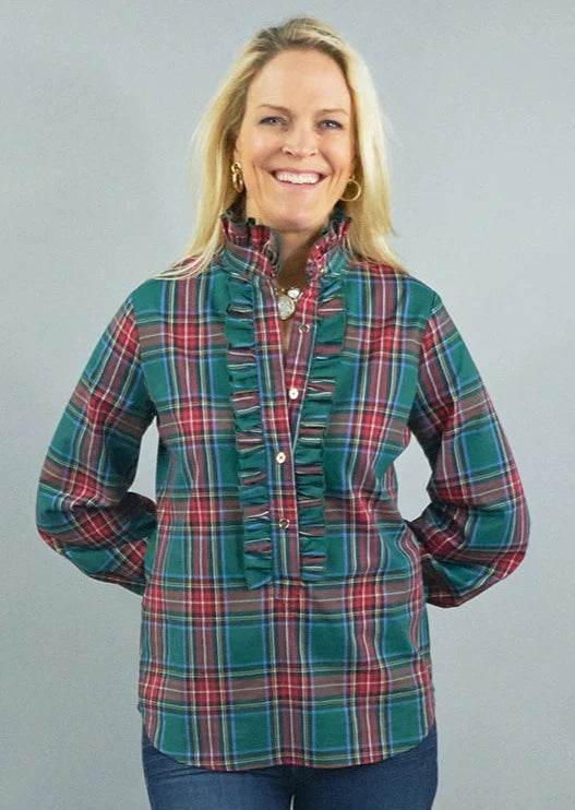 Unbeatable Prices Devon Ruffle Blouse (Hunter Stewart)