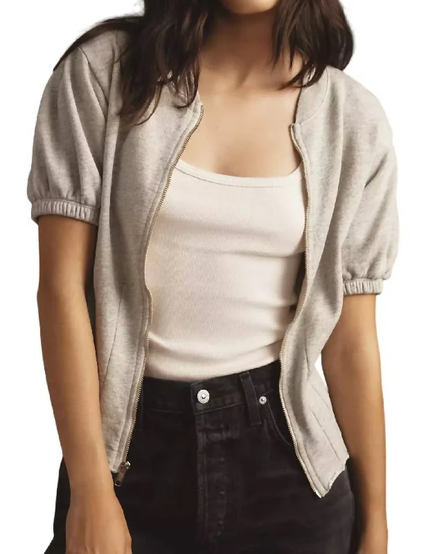 Price Blitz Claude Corset Top In Heather Grey