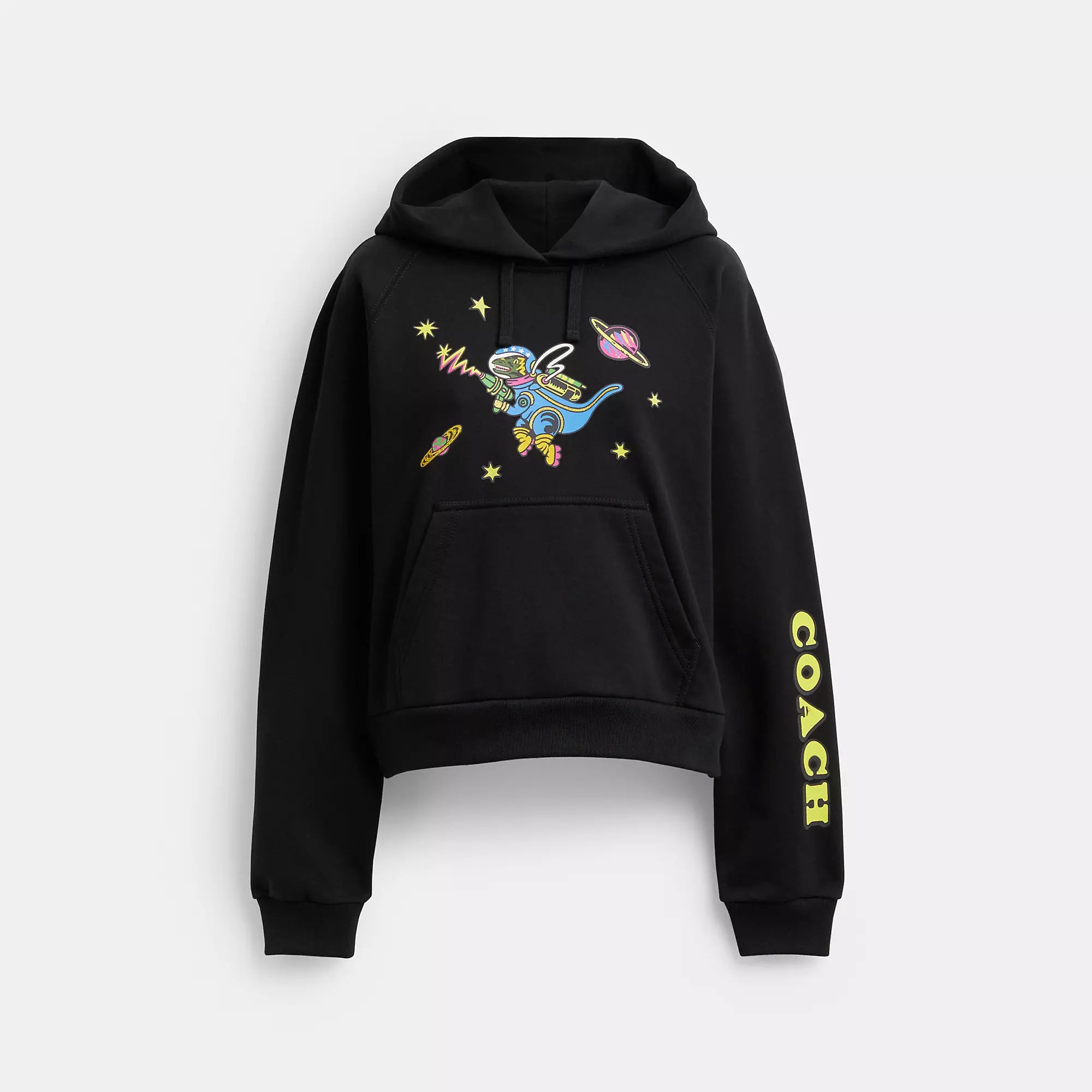 Blowout Deals Coach Outlet Cosmic Coach Rexy Print Raglan Hoodie