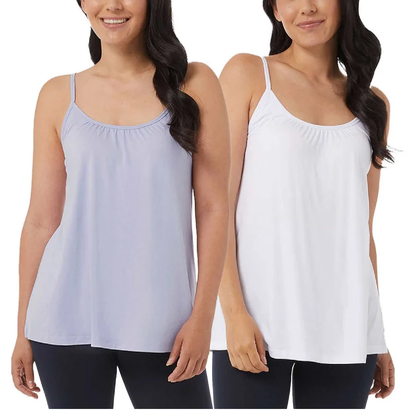 Today’s Deal 32 Degrees Women's 2-Pack Wire Free Built-in Bra Stretch Top Relaxed Fit Camisole Today’s Deal 32 Degrees Women's 2-Pack Wire Free Built-in Bra Stretch Top Relaxed Fit Camisole