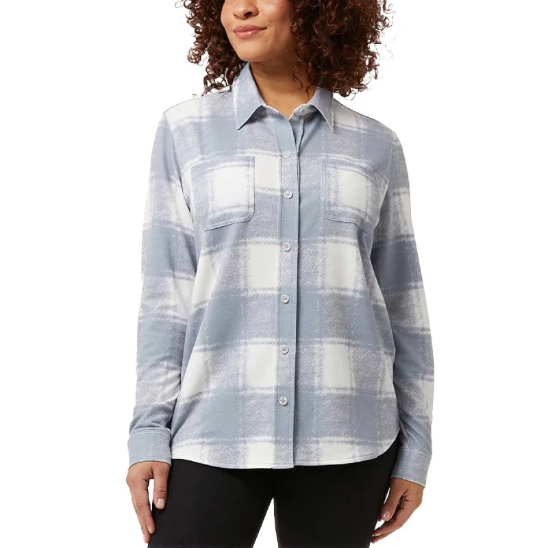 Exclusive Deal 32 Degrees Women's 4-way Stretch Soft Button-Up Shirt