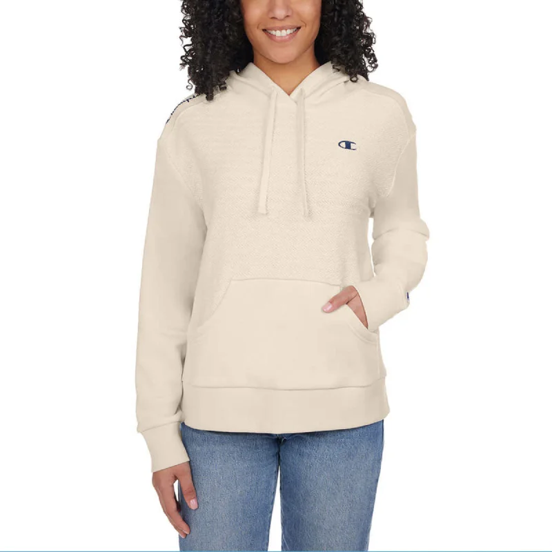 Today Only Champion Women's Kangaroo Pocket Herringbone Cotton Blend Hoodie