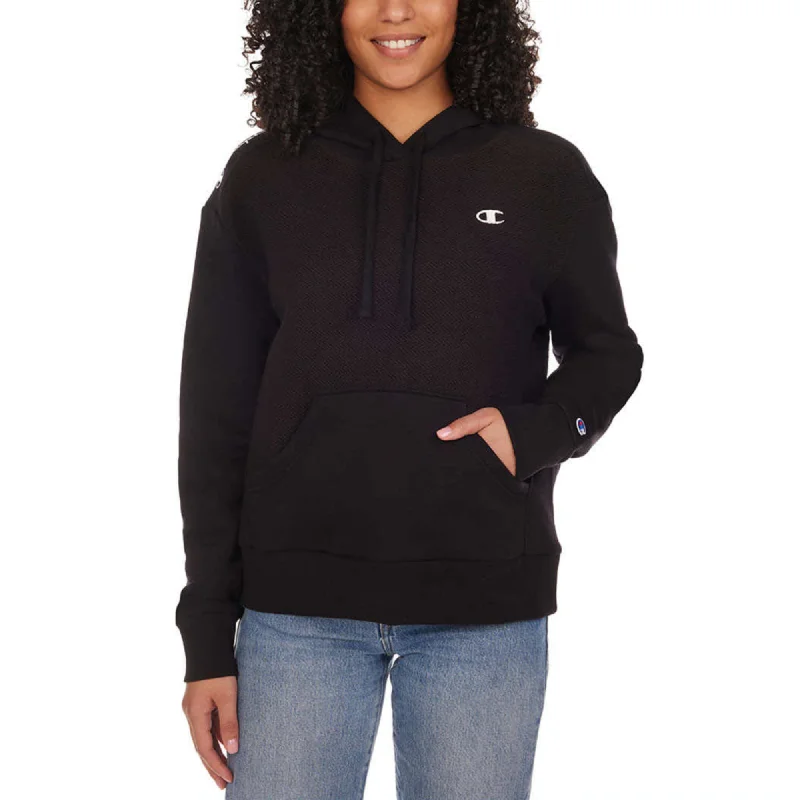 Special Offer Champion Women's Kangaroo Pocket Herringbone Cotton Blend Hoodie