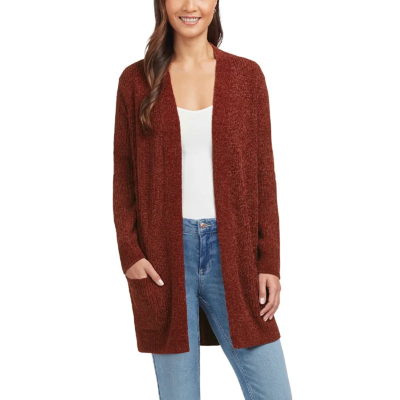 Special Savings Matty M Women's Open Front Mid Length Soft Knit Chenille Cardigan