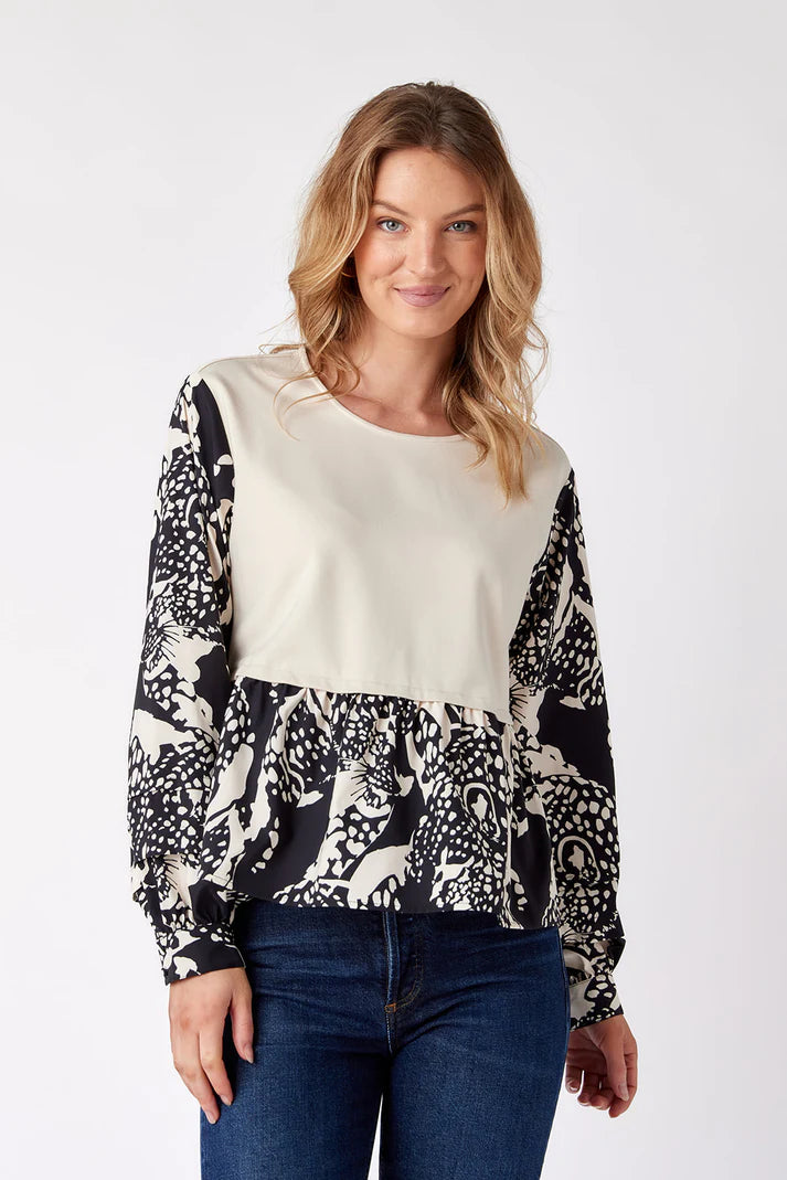 Don't Wait Asher Top (BW Leopard)