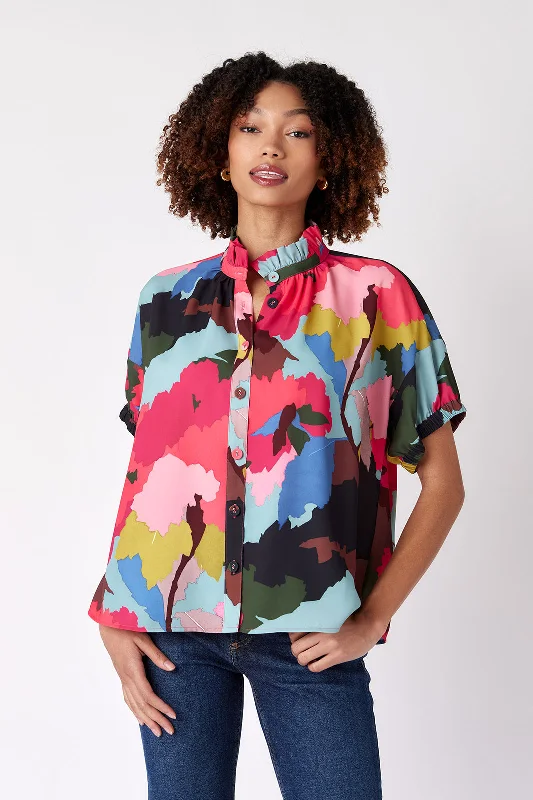 Can't Miss Britt Top (Painted Floral)