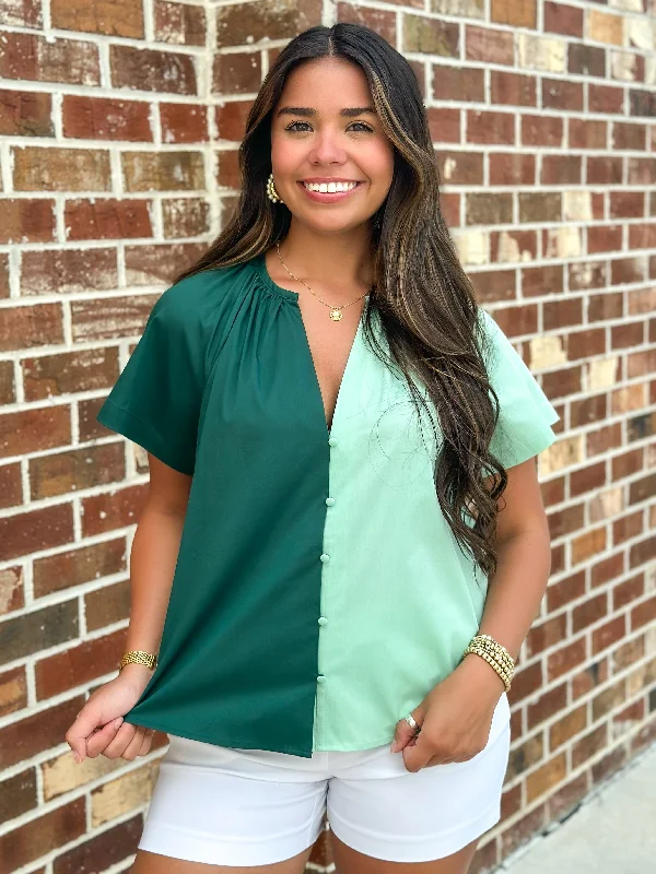 Price Fest Cooper Top (Botanical Colorblock)