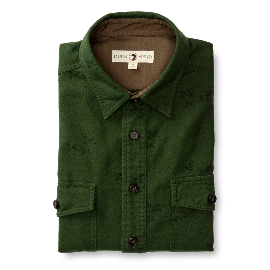 Mega Sale Slater Moleskin Overshirt (Pine Green)