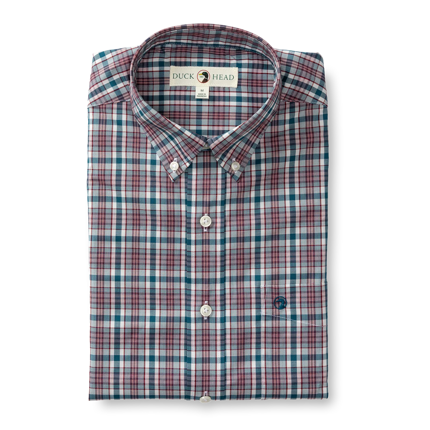 Today’s Deal Performance Poplin Wallace Plaid Shirt (Legion Blue)