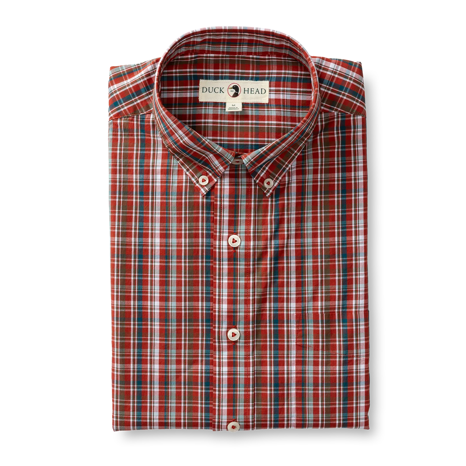 Holiday Sale Watkins Plaid Shirt (Red Ochre)