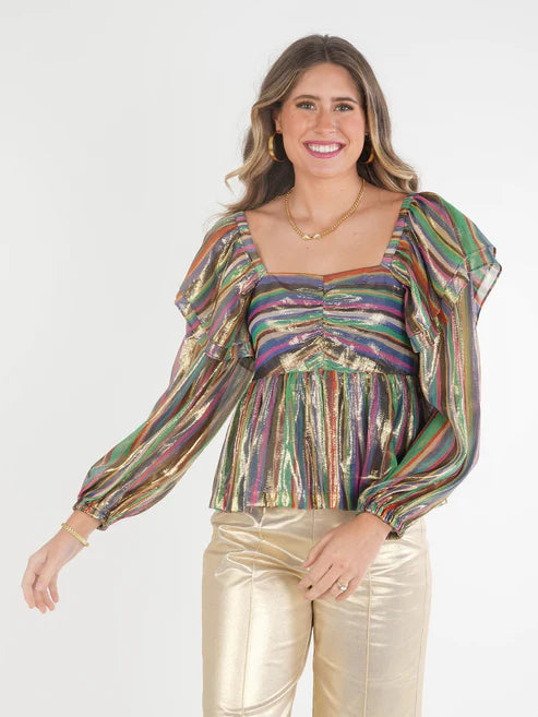 Stock Clearance GiGi Top (Tinsel)