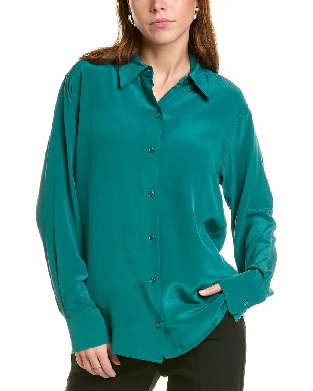 Quick Sale Equipment Essential Silk Shirt