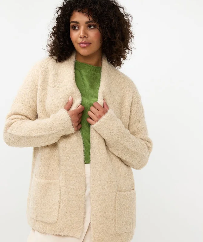 Year-End Sale Cardigan Boucle (Off White)