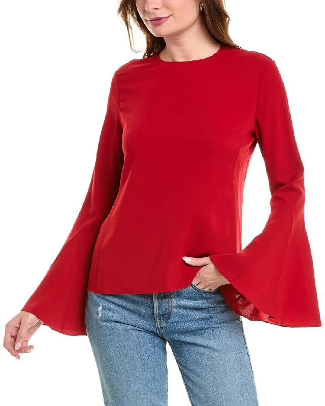 Deal Frenzy FRAME Denim Bell-Sleeve Blouse