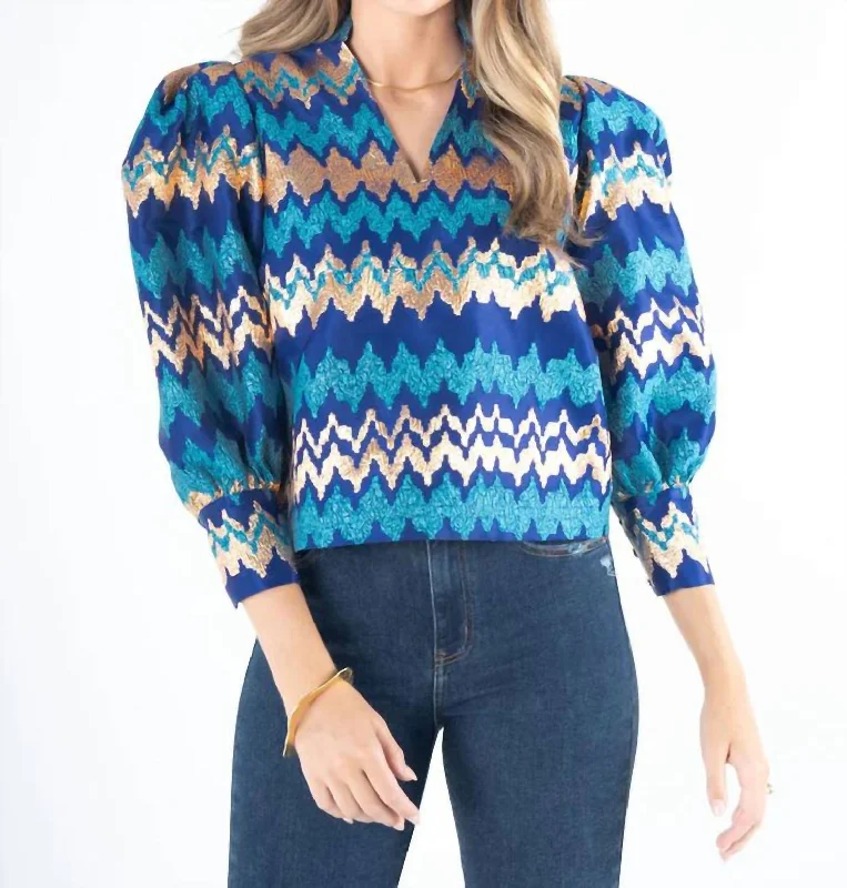 Today’s Special Hampton Top In Ripple Jacquard