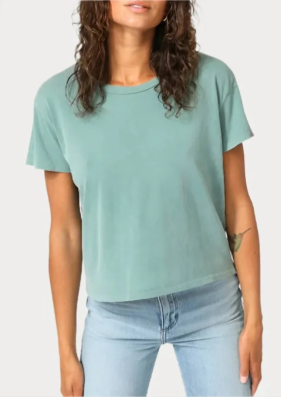 Early Access Harley Boxy Crewneck Tee In Green