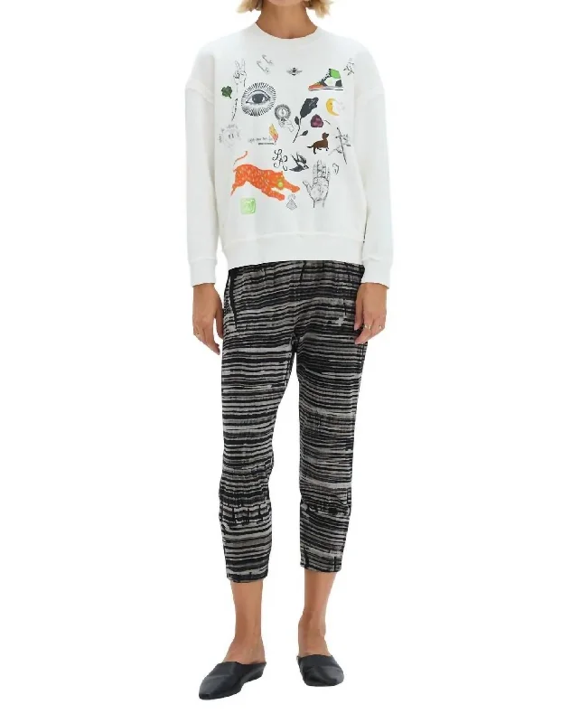 Price Break Hesperia Sweatshirt In Dirty White